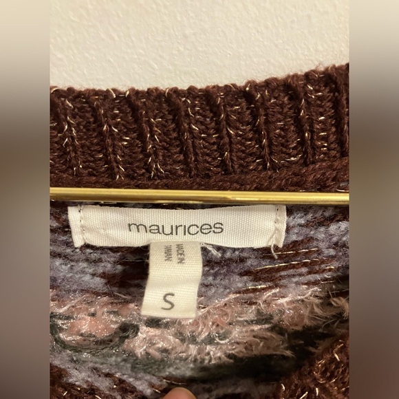 Maurices Fairisle Print Sweater Dress Womens Size Small - Picture 7 of 13